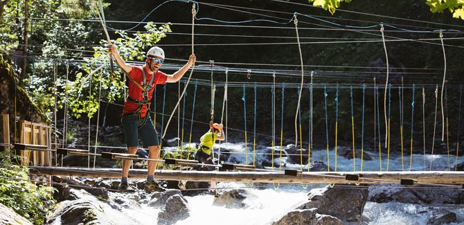 Adventure park Schröcken.