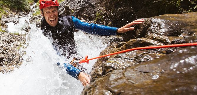 Canyoning tour.