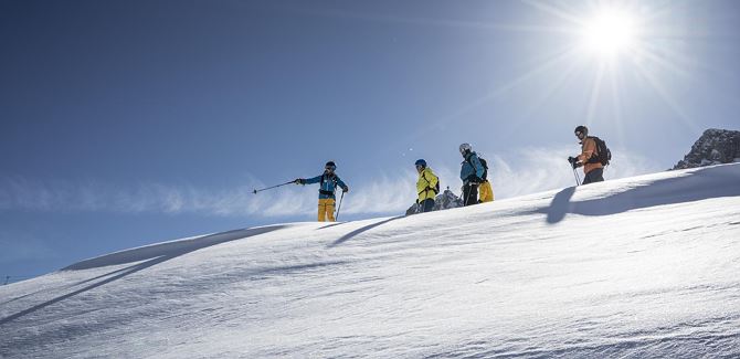Freeride safety check - Ski school Warth